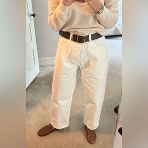 Jesse Kamm California Wide white denim size 2.